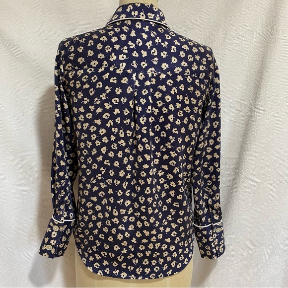 Olivia Von Halle XS silk print pj set - Picture 7 of 14